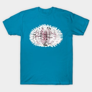 White and red sea urchin animal T-Shirt